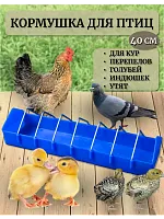 Кормушка для кур и птиц лотковая 40 см